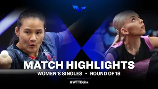 Xiaoxin Yang vs Bernadette Szocs | WS | WTT Star Contender Doha 2022 (R16)