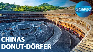 800 Jahre alte Wohnkomplexe: Chinas Donut-Dörfer verbinden Familien über mehrere Generationen!