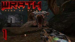 WRATH: Aeon of Ruin - playthrough part 1: Intro & The Hollow levels - hard difficulty