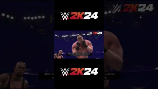 WWE 2K24 Undertaker vs Brock Lesnar Wrestlemania 30 Showcase Glimpse #wwe2k24 #shorts