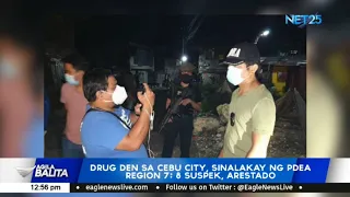 Drug Den sa Cebu City, sinalakay ng PDEA Region 7 ; 8 suspek, arestado