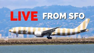 LIVE 🔴 San Francisco International Airport (SFO) | LIVE ATC
