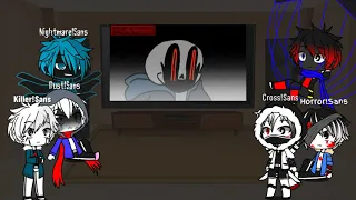 Bad Sanses react to LB! Sans vs VHS Sans