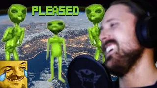 Forsen Reacts to Aliens... PLEASED