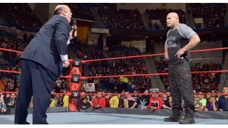 Goldberg returns to send a message to Brock Lesnar  Raw, Oct  17, 2016 Full HD