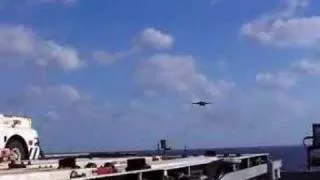 F-14 Tomcat no wing landing