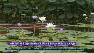 Открытие Водной оранжереи в Ботаническом саду