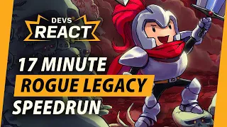 Rogue Legacy Developers React to 17 Minute Speedrun
