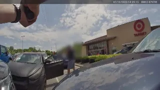 Bodycam video shows suspect ramming into Hilliard police cruisers