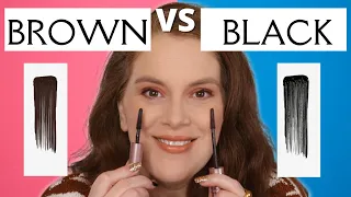 Does BROWN MASCARA Make a Difference? | Black VS Brown