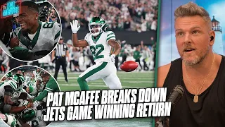 Pat McAfee Breaks Down The Game Winning Punt Return For The Jets & What The Bills Did Wrong