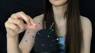 ASMR removing pins from the mic 📌