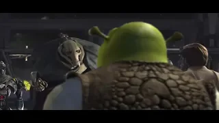 Shrek annoys General Grievous