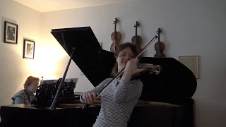 Lalo - Symphony Espagnole (5th. mov. excerpt Caroline Adomeit, violin)