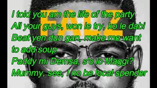 Falz - La Fete - Lyrics