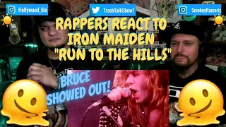 Rappers React To Iron Maiden "Run To The Hills"!!!