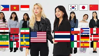 American Guess 26 People's Nationality!! (American Guessing Nationality Compilation)