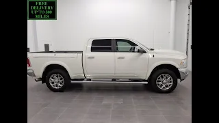 2016 RAM 2500 CREW SHORT LIMITED WHITE PEARL CUMMINS DIESEL WALK AROUND REVIEW 11054 SOLD! SUMMIT