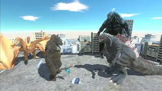 Godzilla Kaiju War In The City - Animal Revolt Battle Simulator