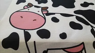 Молочная корова, комплект позитивных полотенец. Какие вафельные полотенца бывают?