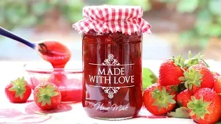 Homemade Strawberry Jam Recipe | Fresh Strawberry Jam Without Preservatives
