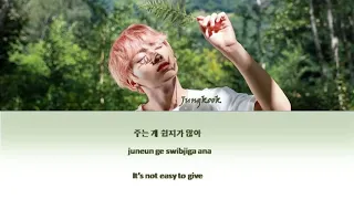 BTS Jungkook (방탄소년단 정국) - Ending Scene (COVER IU) [Color Coded Lyrics/Han/Rom/Eng/가사] (VER.1)