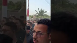 Mourners attend funeral of Egyptian soldier killed in Rafah crossing shootout with Israeli forces