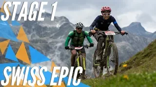 Home duo dominates opening day | Swiss Epic 2019: Stage 1