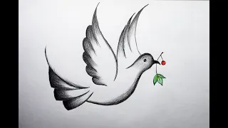 How to Draw a Flying Pigeon || kabuttar || Para || pencil sketch by Ankita Art's