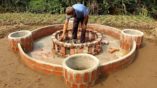 Make a Special Fish Tank from Brick and Cement