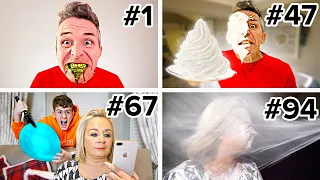 PRANKING My Parents 100 TIMES in 24 HOURS!!!