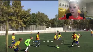 Young goalkeeper to share experiences ( Юный вратарь делится опытом. Выходы на угловых) 6+