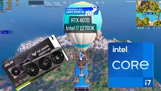 RTX 4070 + Intel i7 12700k Fortnite Chapter 5 Performance | ALL Settings