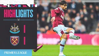 Newcastle United 1-1 West Ham | Lucas Paqueta Strike Earns Draw | Premier League Highlights