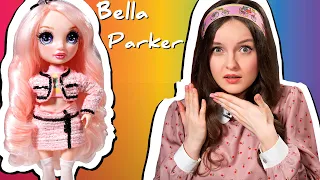 Bella Parker это Barbie?!😱 Почему ее выгнали из школы? Обзор куклы Rainbow High, распаковка