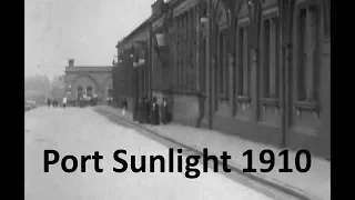 Port Sunlight 1910 A ferry journey to Rock Ferry and horse to the village and Lever Brothers