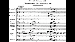 Johann Sebastian Bach - Cantata: Wir danken dir, Gott, wir danken dir, BWV 29. {w/ score.}