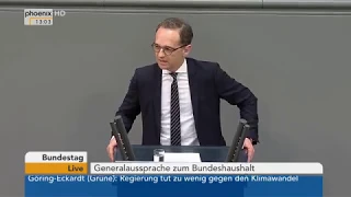 Bundestagsdebatte zum Etat des Auswärtigen Amtes am 16.05.18