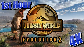 Jurassic World Evolution 2 - 1st Hour 4k 60fps - No Commentary