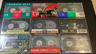 MAXELL UR90 В НЕОБЫЧНОЙ КОРОБКE #audiocassette