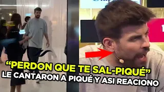 Piqué nuevamente es la burla de todos, le cantan la canción de Shakira y así reacciona.