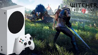 WITCHER 3 WILD HUNT XBOX SERIES S GAMEPLAY   ВЕДЬМАК 3 НА XBOX SERIES S 30 FPS