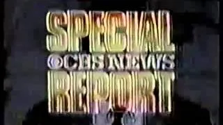 CBS Special Report Interruption   November 1983