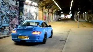 Porsche GT3 insane revs & burnout!