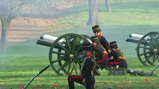 Gun salute marks Prince Charles' 70th birthday