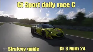 Gt Sport daily race C strategy guide.......Gr 3 Nurburgring 24h.....Get your fuel saving boots on!!