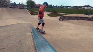 First time at Henley-on-Thames skatepark. Excellent fun.