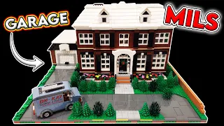 LEGO Home Alone House IMPROVED with MILS & Garage! Placed in the City