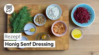 🥗 Rezept für ein Honig Senf Dressing 🍯