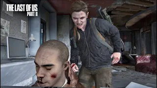 The Last of Us Part 2 PS5 - Brutal Stealth & Aggressive Combat Gameplay GROUNDED NO DAMAGE 4K/60Fps